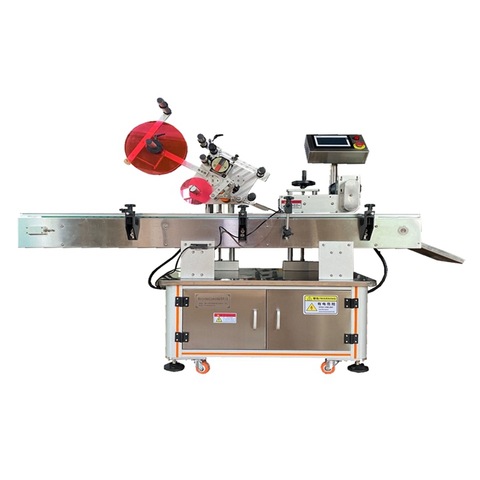 Automatisk boksmerkingsmaskin for 30 ml flat kartongklistremerke Etiketteringssystem 