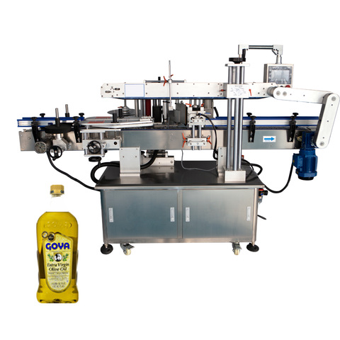 Helautomatisk selvklebende klistremerke Ice Cream Bag Pouch Cup Top Surface Labelling Machine 