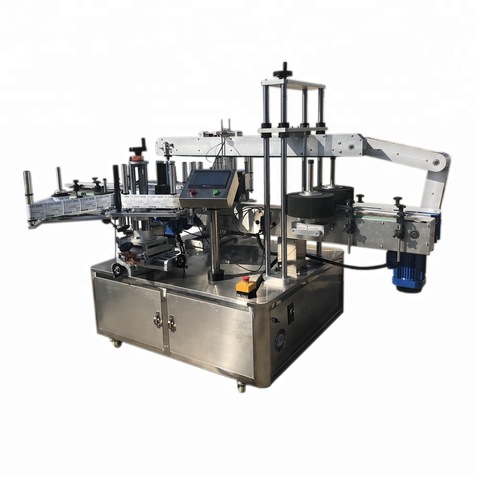 Hero Brand Square Bottle Wrap Round Machinery Automatic Wine Ear Dropper Chili Sauce Can Side Flat Plastic Bag Labelling Machine 