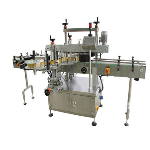 Factory Supply Automatic Plane Surface Label Applicator Auto Adhesive Hand Sanitizer Labelling Machine for Flat Square Bottle 