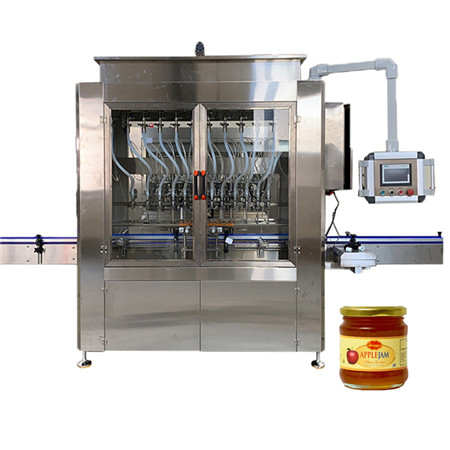 Fabrikk Automatisk glassflaske Juice Drikkefylling Forsegling Merking Innpakningsproduksjonsmaskin 