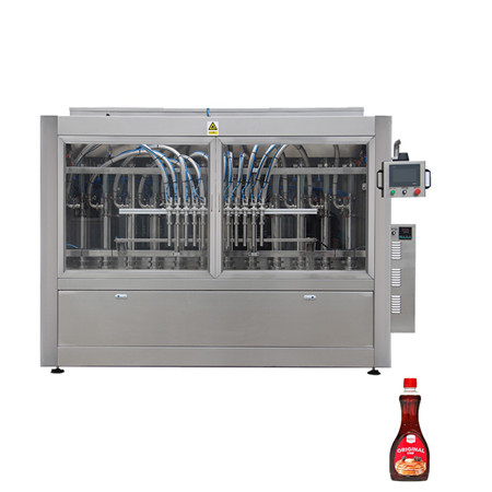 Fabrikken automatisk vin glass flaske fylling emballasje maskin 