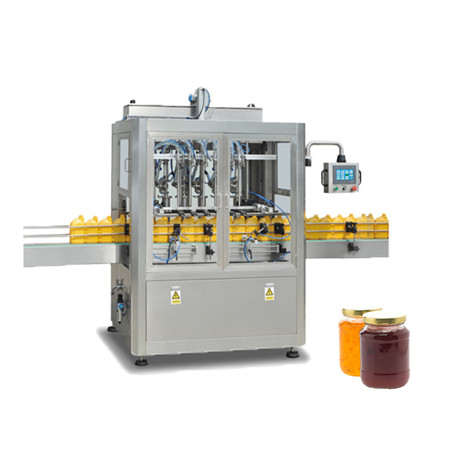 Semiauto Pneumatic Vertical Liquid Sauce Paste Cream Flow Filling Machine med høy viskositet 