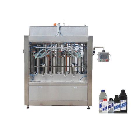Automatisk 10-30L PLC-styrt servostempelstype Lube Oil Liquid Filling Machine 