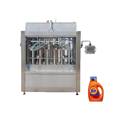 Halvautomatisk G1wg lim og væskepåfyllingsmaskin for vann og te / juice / honning / alkohol / desinfeksjonsmiddel 