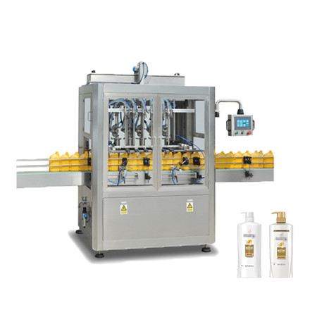 Automatisk håndgel Sanitizer Shampoo Rotatory Bottle Filling and Capping Production Machine Line 